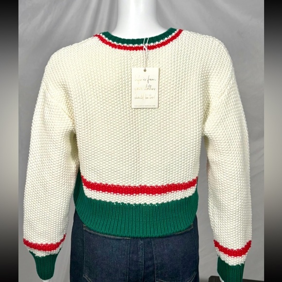 Show Me Your Mumu 100% Cotton Festive Sweater XS NWT - Picture 8 of 13